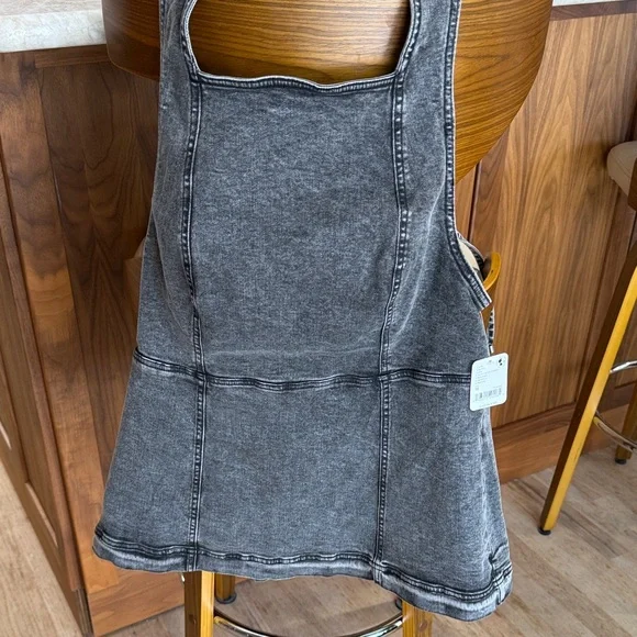 Free People Palmetto Set Dusky Rinse Combo Denim M - Picture 7 of 7